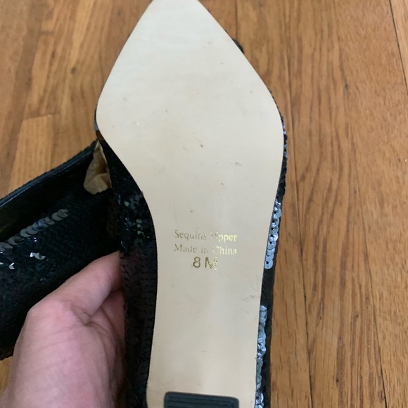 J.Renee Black Sequin Heels - Picture 6 of 6